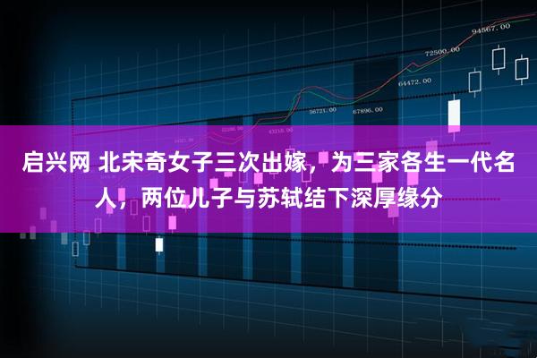启兴网 北宋奇女子三次出嫁，为三家各生一代名人，两位儿子与苏轼结下深厚缘分